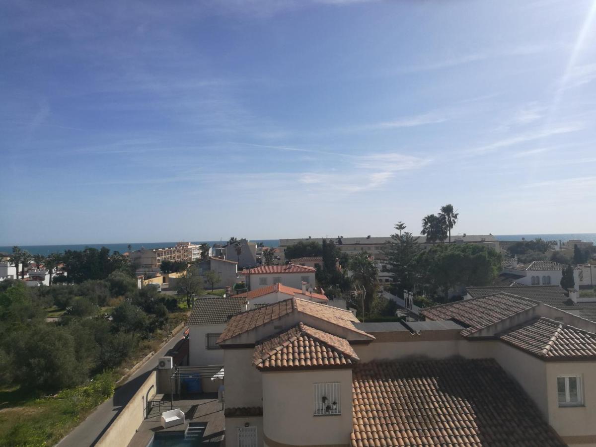 Apartamento Con Piscina Y Terraza Con Vista Al Mar Vinarós Dış mekan fotoğraf